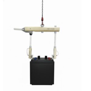 Dispositivo para içamento do monobloco de baterias EFVM - locomotiva