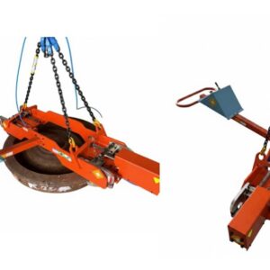 Garra pneumática de içamento de rodas EFVM rodas capacidade Ø42'' a Ø30''